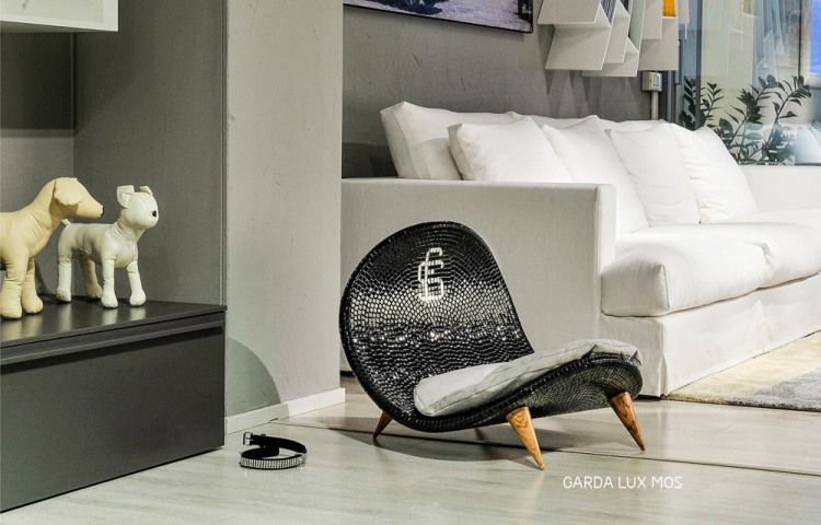 White Gold Garda Lux Mos Dog Bed