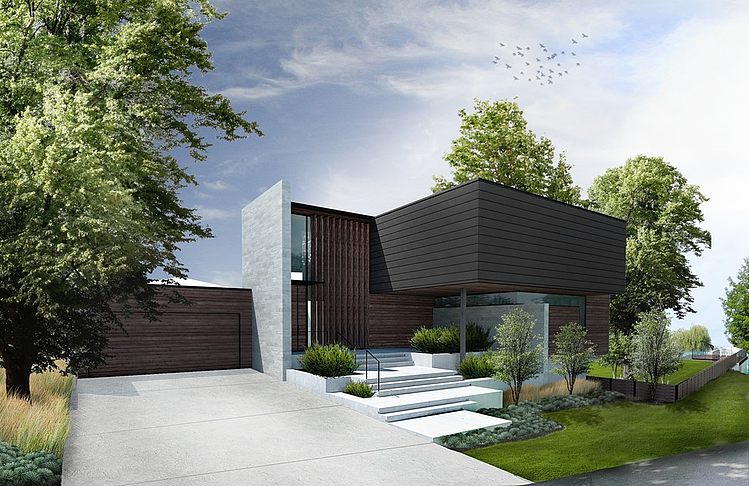 Modern Riverfront Residence by dSPACE Studio