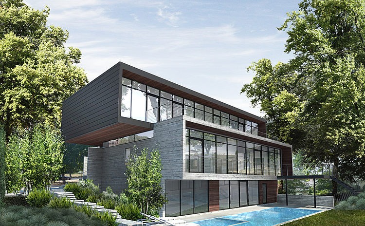 Modern Riverfront Residence by dSPACE Studio